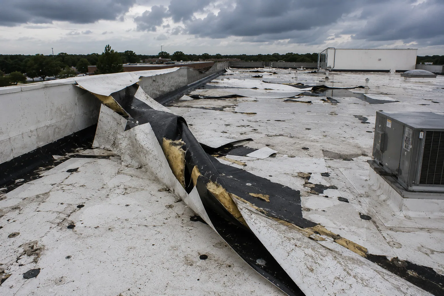 Hail damage roof repair in Greenville, TX