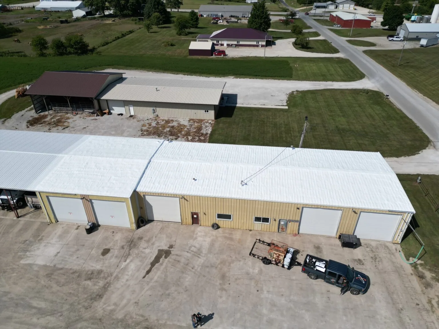 Commercial roof repair in Greenville, TX