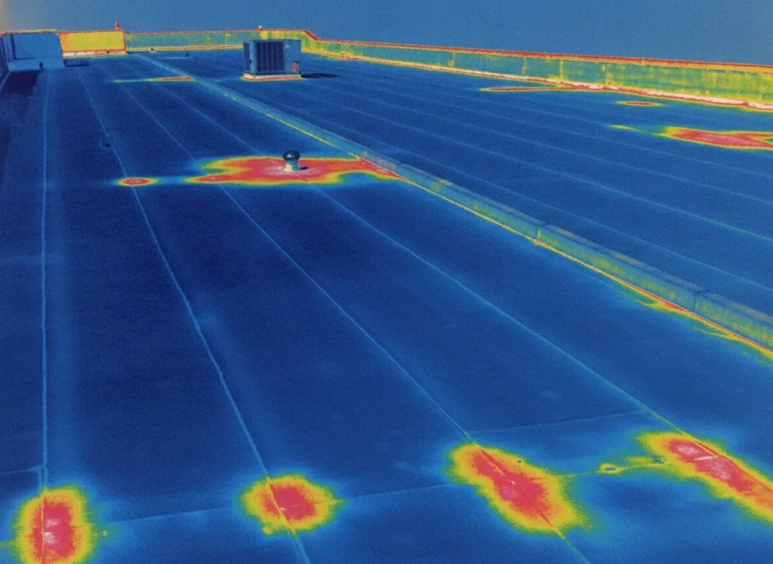Infrared Roof Moisture Survey in Greenville, TX