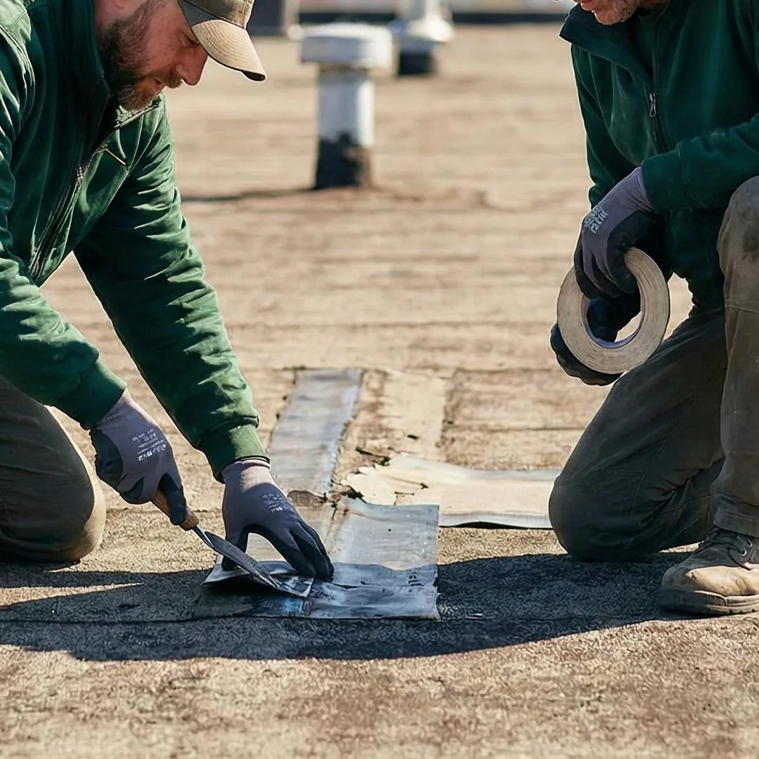 Occupied Building Reroofing in Greenville, TX